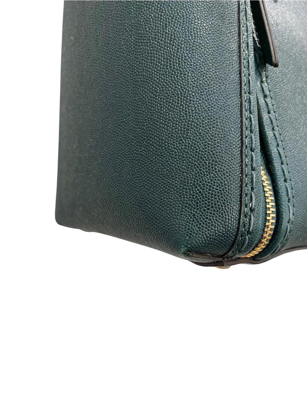 Henri Bendel A List Satchel Limited Edition Teal Green Leather NWOT - Picture 4 of 14